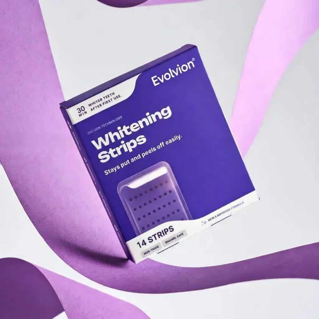 Evolvion®Purple Teeth Whitening Strips