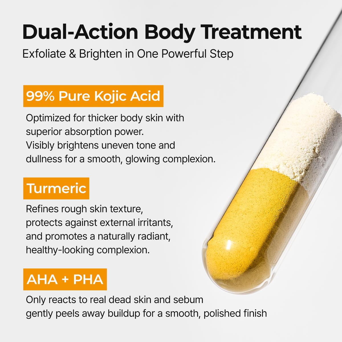 Evolvion®Peel Shot Kojic Acid & Turmeric Spray 200ml - Pore Clearing, Exfoliating & Skin Repair