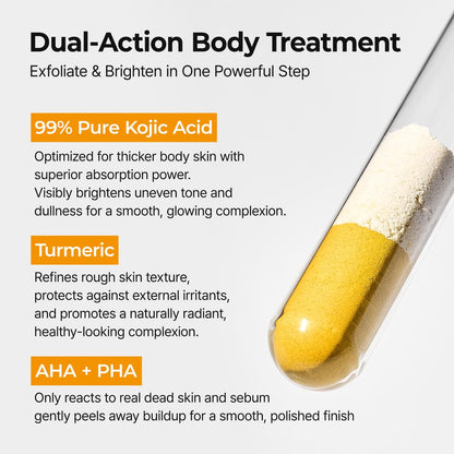 Evolvion®Peel Shot Kojic Acid & Turmeric Spray 200ml - Pore Clearing, Exfoliating & Skin Repair
