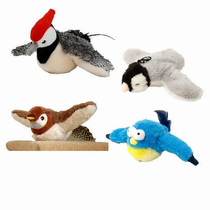𝙍𝙚𝙢𝙞𝙛𝙖® 🐦 Realistischer Vogel für Katzen – selbstbewegend, mit Geräusch & Flügelschlag