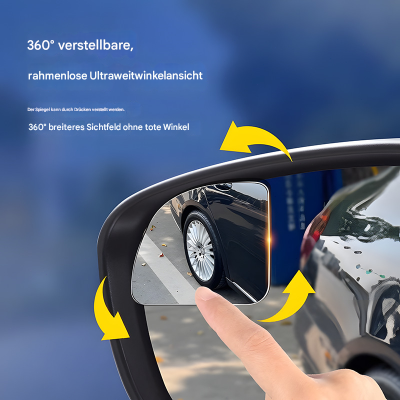𝙍𝙚𝙢𝙞𝙛𝙖® Breiter Panorama-Rückspiegel fürs Auto✅ Gebogenes Weitwinkel-Design, Kein Toter Winkel, Klare Sicht bei Tag & Nacht