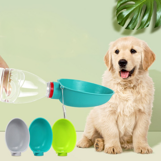 𝙍𝙚𝙢𝙞𝙛𝙖®Nie mehr extra Trinkflasche mitnehmen! 🐶🐈‍⬛Umwandlungs-Fressnapf für Haustiere