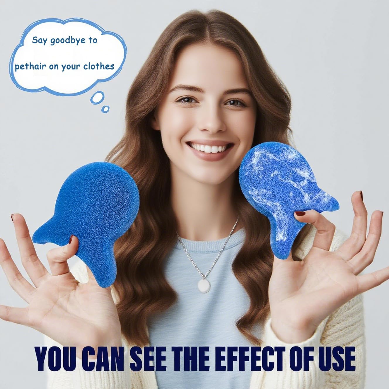 𝙍𝙚𝙢𝙞𝙛𝙖®✨Wiederverwendbarer Tierhaarentferner – Nass & Trocken, Effektiv gegen Tierhaare, Fusselfänger für Waschmaschine & Trockner