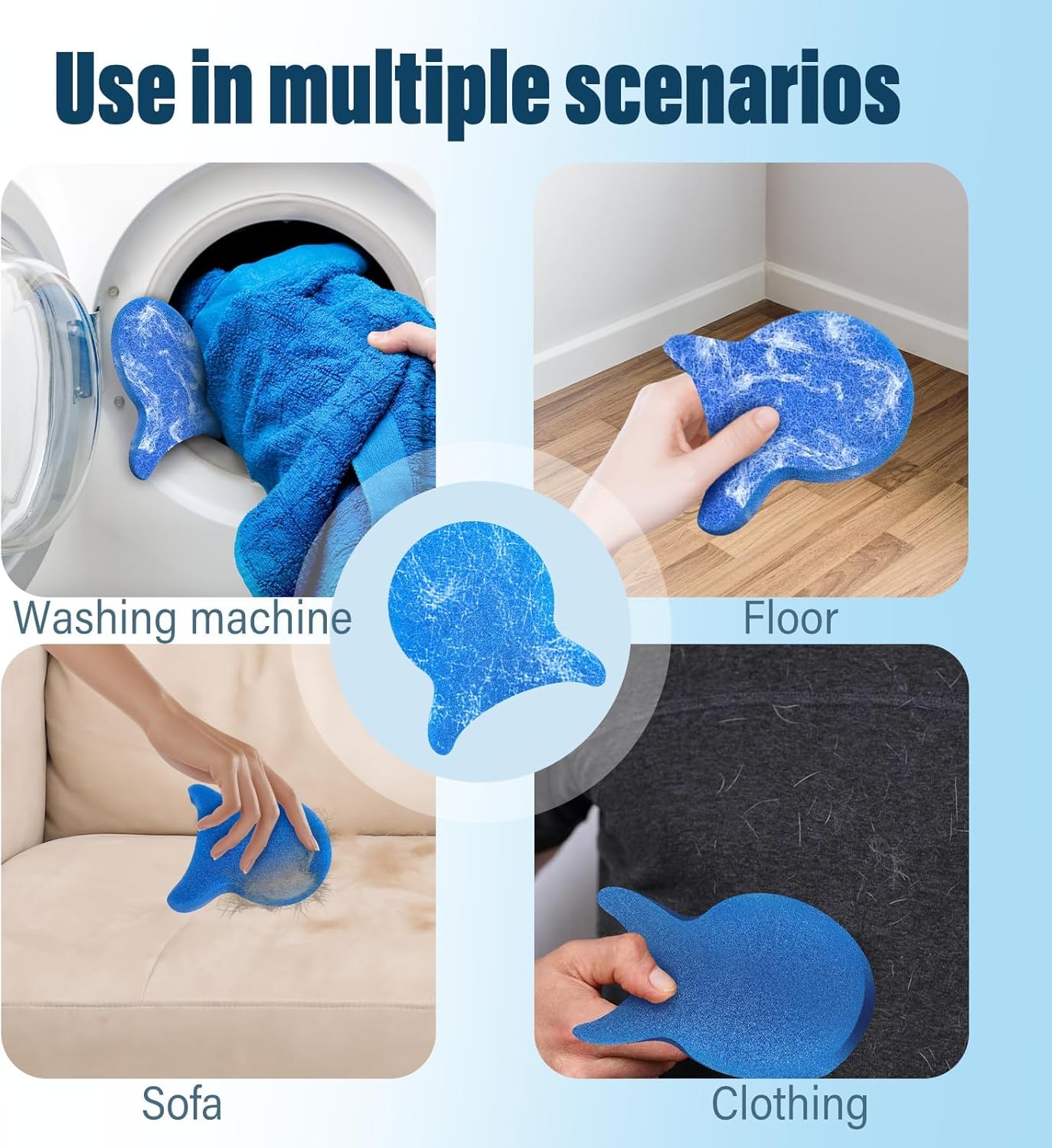 𝙍𝙚𝙢𝙞𝙛𝙖®✨Wiederverwendbarer Tierhaarentferner – Nass & Trocken, Effektiv gegen Tierhaare, Fusselfänger für Waschmaschine & Trockner