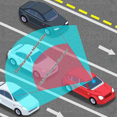 𝙍𝙚𝙢𝙞𝙛𝙖® Breiter Panorama-Rückspiegel fürs Auto✅ Gebogenes Weitwinkel-Design, Kein Toter Winkel, Klare Sicht bei Tag & Nacht