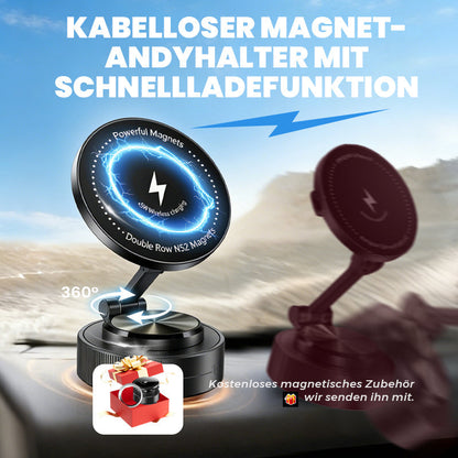 𝙍𝙚𝙢𝙞𝙛𝙖® 🏆Kabelloser Magnet-Handyhalter mit Schnellladefunktion⚡