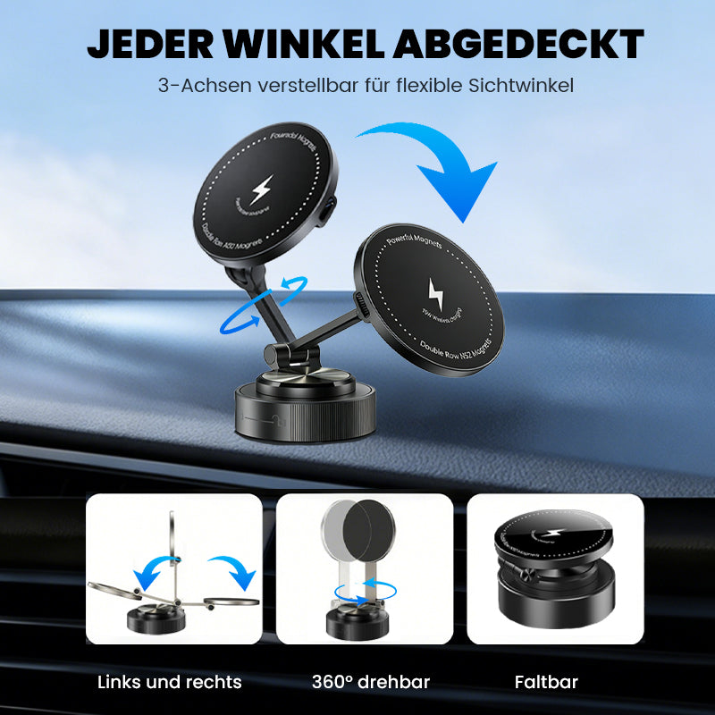 𝙍𝙚𝙢𝙞𝙛𝙖® 🏆Kabelloser Magnet-Handyhalter mit Schnellladefunktion⚡