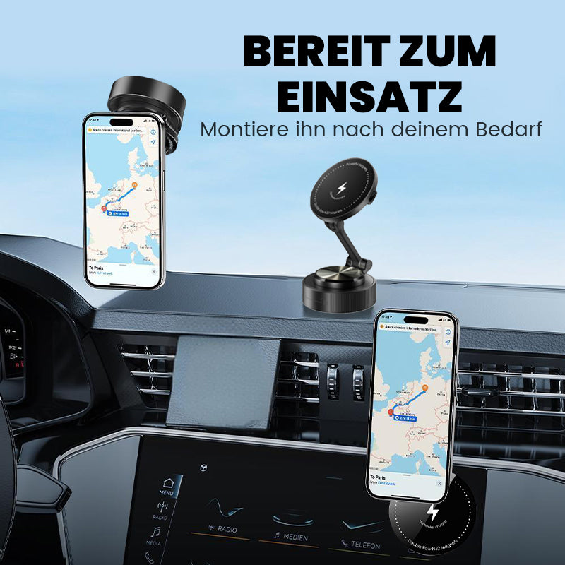 𝙍𝙚𝙢𝙞𝙛𝙖® 🏆Kabelloser Magnet-Handyhalter mit Schnellladefunktion⚡