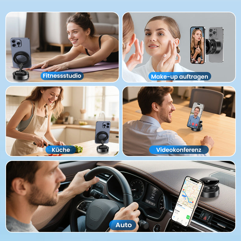 𝙍𝙚𝙢𝙞𝙛𝙖® 🏆Kabelloser Magnet-Handyhalter mit Schnellladefunktion⚡