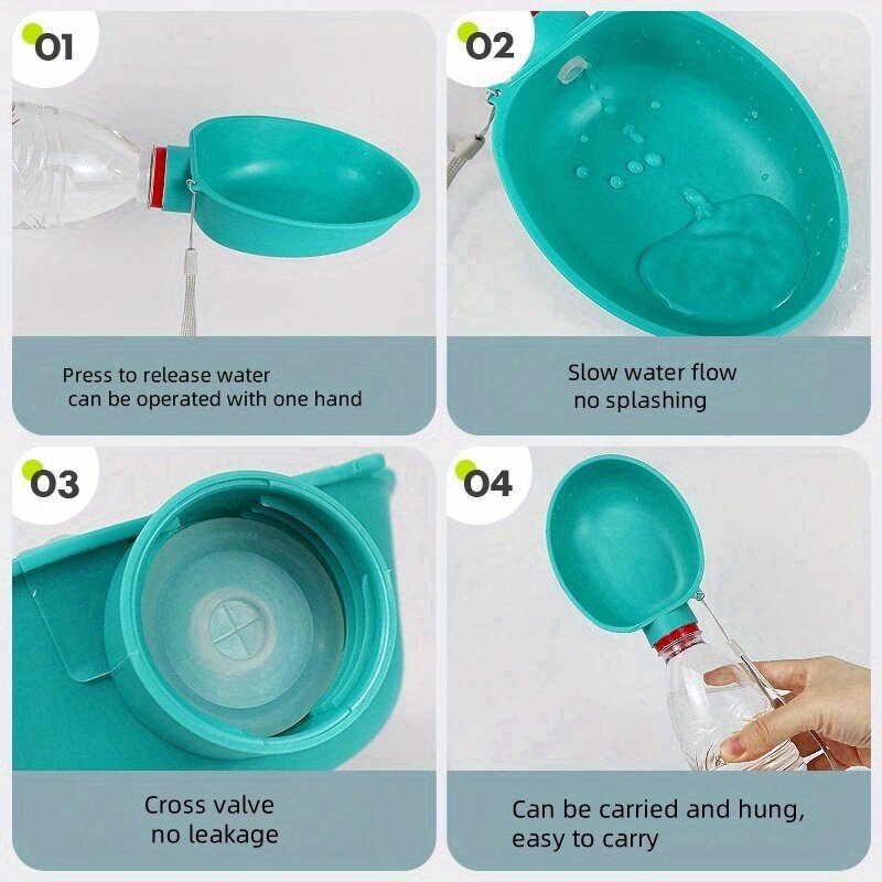 𝙍𝙚𝙢𝙞𝙛𝙖®Nie mehr extra Trinkflasche mitnehmen! 🐶🐈‍⬛Umwandlungs-Fressnapf für Haustiere